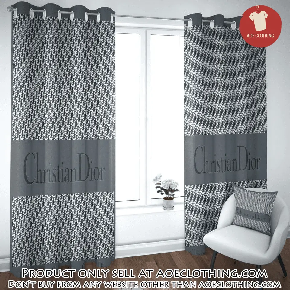 Christian dior premium window curtains hot  luxury curtain wc100 aoe1949202